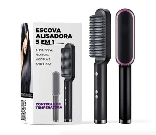 5-in-1 Straightening Brush Achieve Sleek Hair Effortlessly with the 5-in-1 Straightening BrushExperience the ultimate convenience in hair styling with this versatile straightening brush. Say goodbye to frizz and hello to silky-smooth locks in just minutes