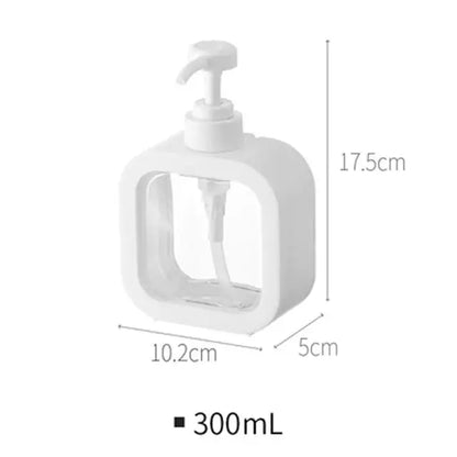 Home Liquid Soap Dispenser Empty Bottle Dispenser with Press Pump Revamp your bathroom with our range of liquid soap dispensers designed to elevate your everyday routine. Here's what you can expect from our selection:**390ML Soap Dispenser:**- **Bathroom