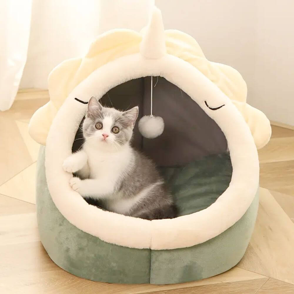 Dino Nook with Play Buddy For Cats 🦖 Dino Nook with Play Buddy: The Ultimate Cozy Pet Cave! 🦖 Give your pet a comfy, playful retreat with the Dino Nook! $35.17 Kind Nest