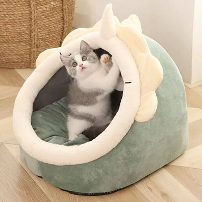 Dino Nook with Play Buddy For Cats 🦖 Dino Nook with Play Buddy: The Ultimate Cozy Pet Cave! 🦖 Give your pet a comfy, playful retreat with the Dino Nook! $35.17 Kind Nest