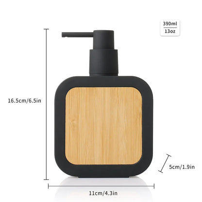 Home Liquid Soap Dispenser Empty Bottle Dispenser with Press Pump Revamp your bathroom with our range of liquid soap dispensers designed to elevate your everyday routine. Here's what you can expect from our selection:**390ML Soap Dispenser:**- **Bathroom