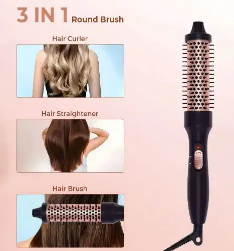 3 In1 Hair Straightener Curler And Ionic Hair Dryer Achieve salon-quality styling from the comfort of your home with the Best Selling Professional 3-In-1 Hair Straightener, Curler, and Ionic Hair Dryer. This all-in-one styling tool is designed for those w