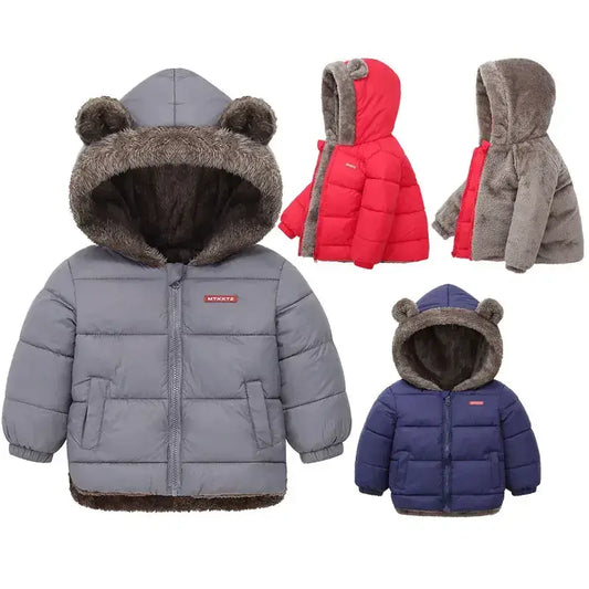 Children's Thick Fleece Coat Keep Your Child Warm and Stylish This WinterYour little one deserves the best, and our thick fleece coat delivers just that. Crafted to provide unparalleled warmth without compromising on style, this coat ensures your child st