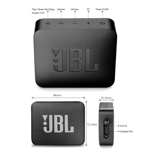 JBL GO 2 Bluetooth Speaker – Compact & Waterproof Enjoy powerful sound anywhere with the JBL GO 2 portable Bluetooth speaker. Compact, waterproof design with 5-hour playtime. Perfect for outdoor fun. $31.90 Kind Nest