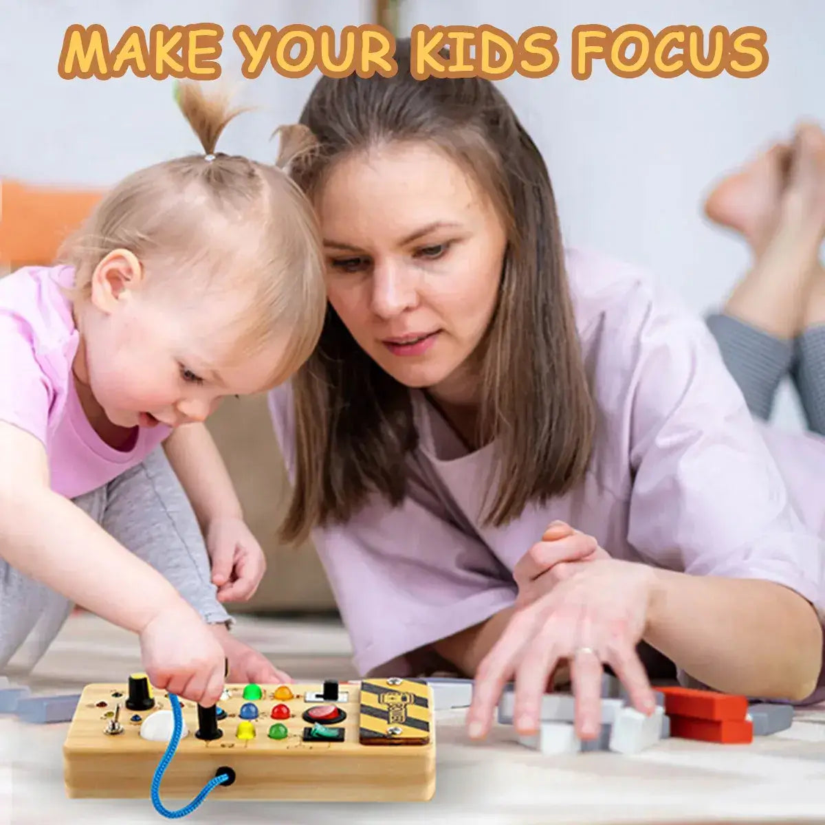 Busy Board Sensory Toy Unlock Hours of Engaging Fun with Our Busy Board Sensory Toy!Discover a world of tactile exploration and cognitive development with our Busy Board Sensory Toy. Designed to captivate and stimulate young minds, each interactive elemen