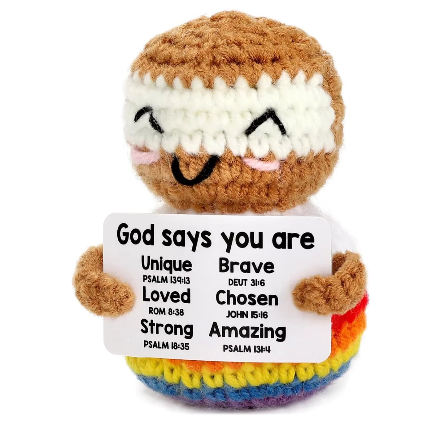 Positive Energy Handmade Wool Crochet Figures