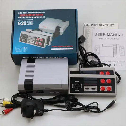 Retro NES Mini Gaming Console Relive Your Childhood with the Retro NES Mini Gaming Console Immerse yourself in nostalgia as you play your favorite classic NES games. The Retro NES Mini Gaming Console brings back the excitement of the 80s and 90s with a co